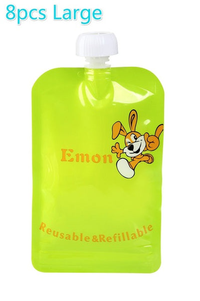 8 Reusable Baby Food Pouches
