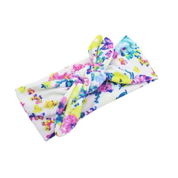 Infants Floral Knotted Headband