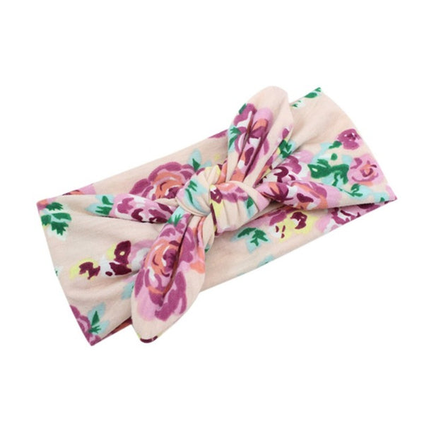 Infants Floral Knotted Headband